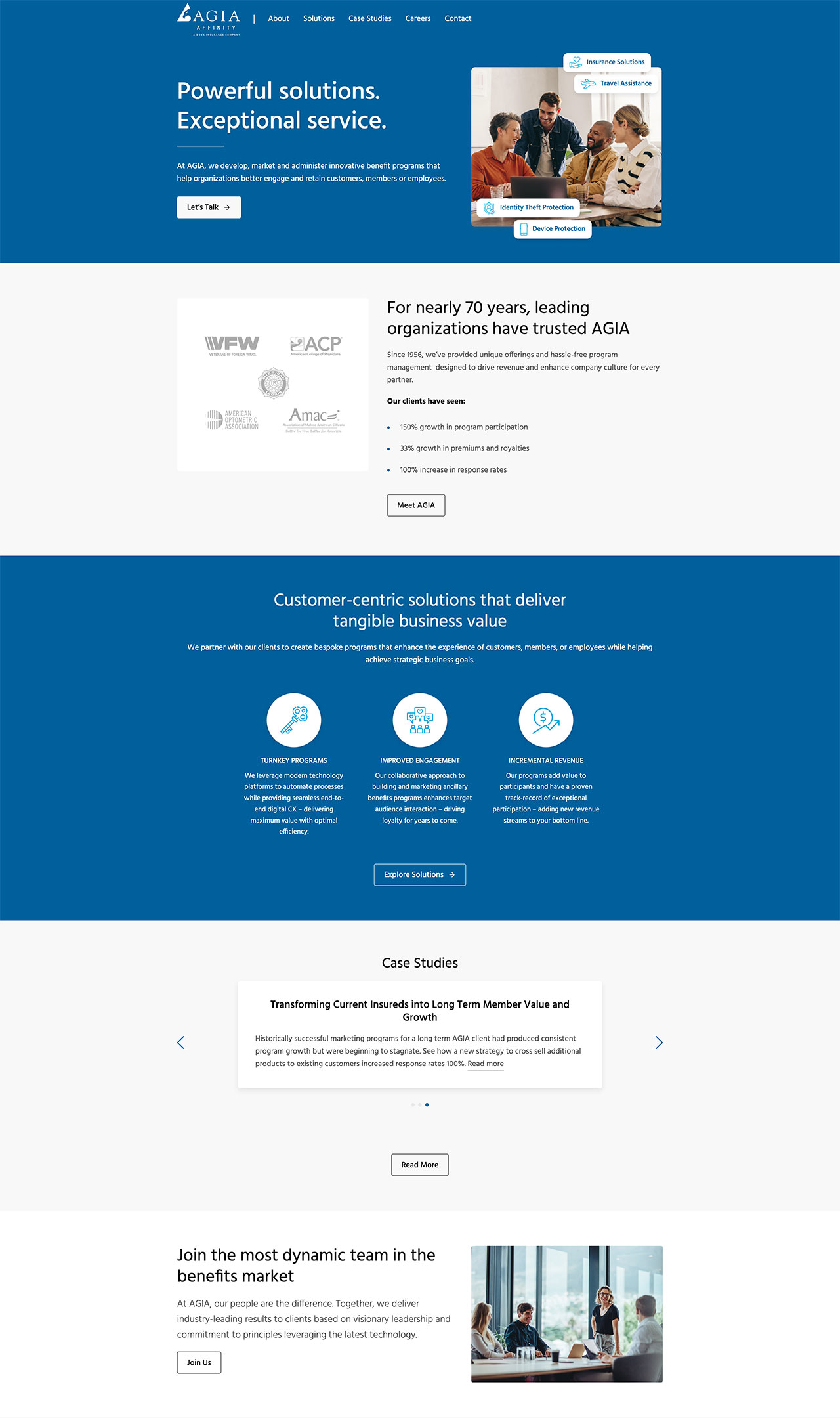 AGIA Consumer Facing Site